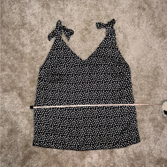 Free People Love Stories Brand Satin Star Print Cami - Picture 5 of 7